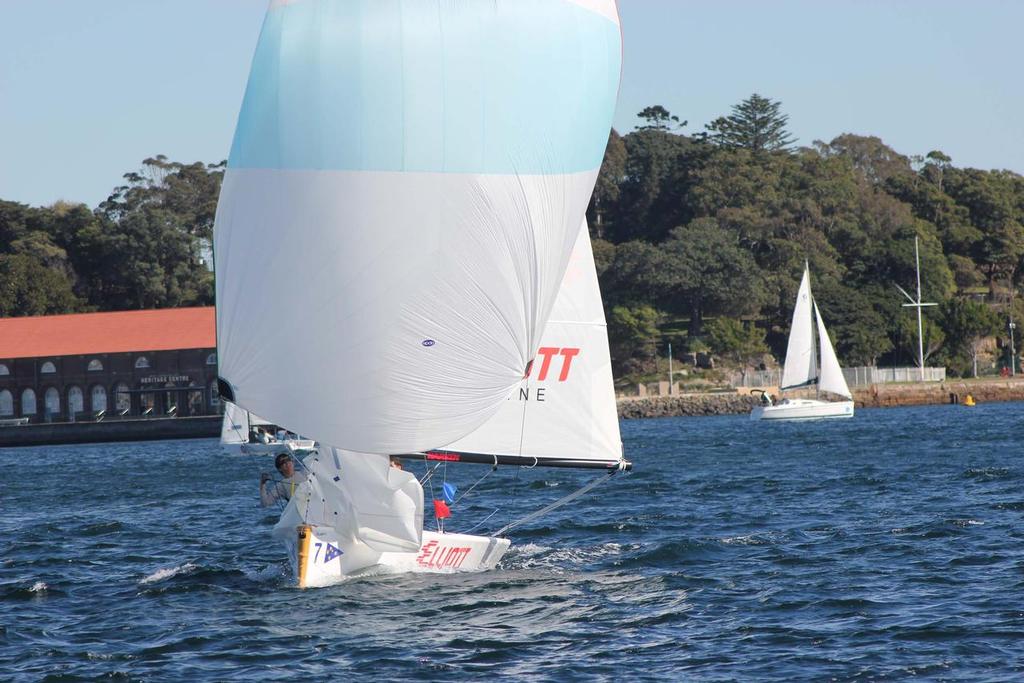 NSW Youth Match Racing Championship - Malcolm Parker is tied in second place with Jones.  © CYCA Staff .
